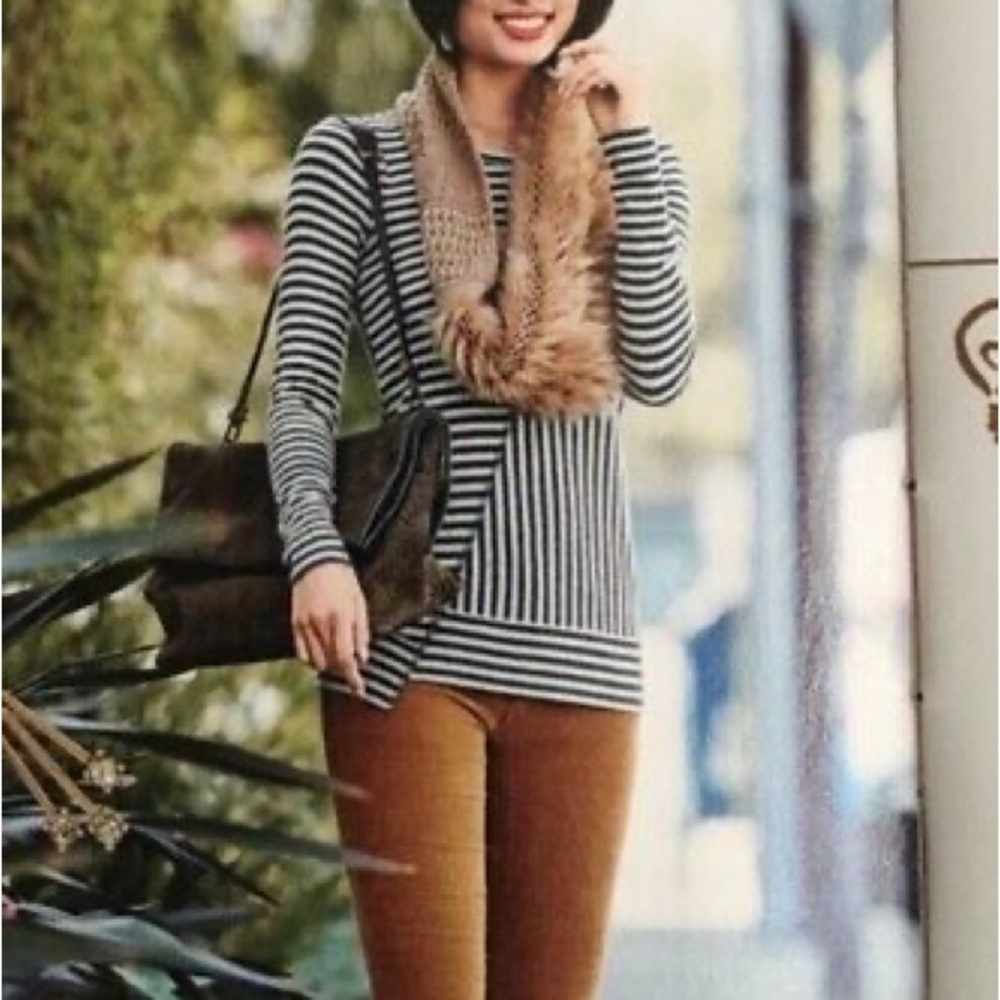 Blue Oatmeal Ernest Long Sleeve Stripe Tee Style 3228